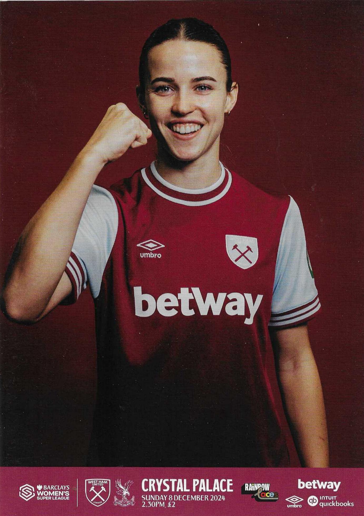 WEST HAM WOMEN v CRYSTAL PALACE 2024/25